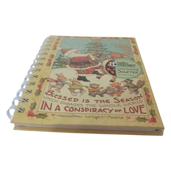 Mary Engelbreit Christmas Journal Blessed is the Season Santa Claus 80 Page NEW. - Picture 8 of 14